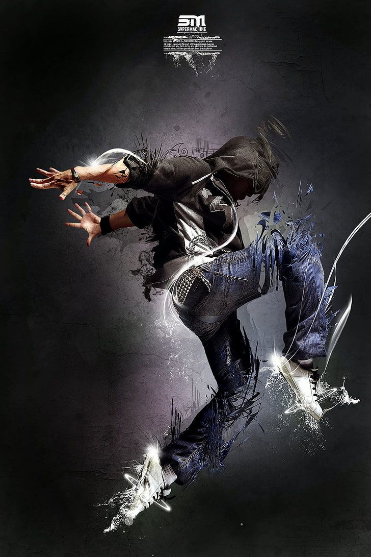 HD Wallpaper Men S Black Shirt And Jeans Poster Artwork Dancer