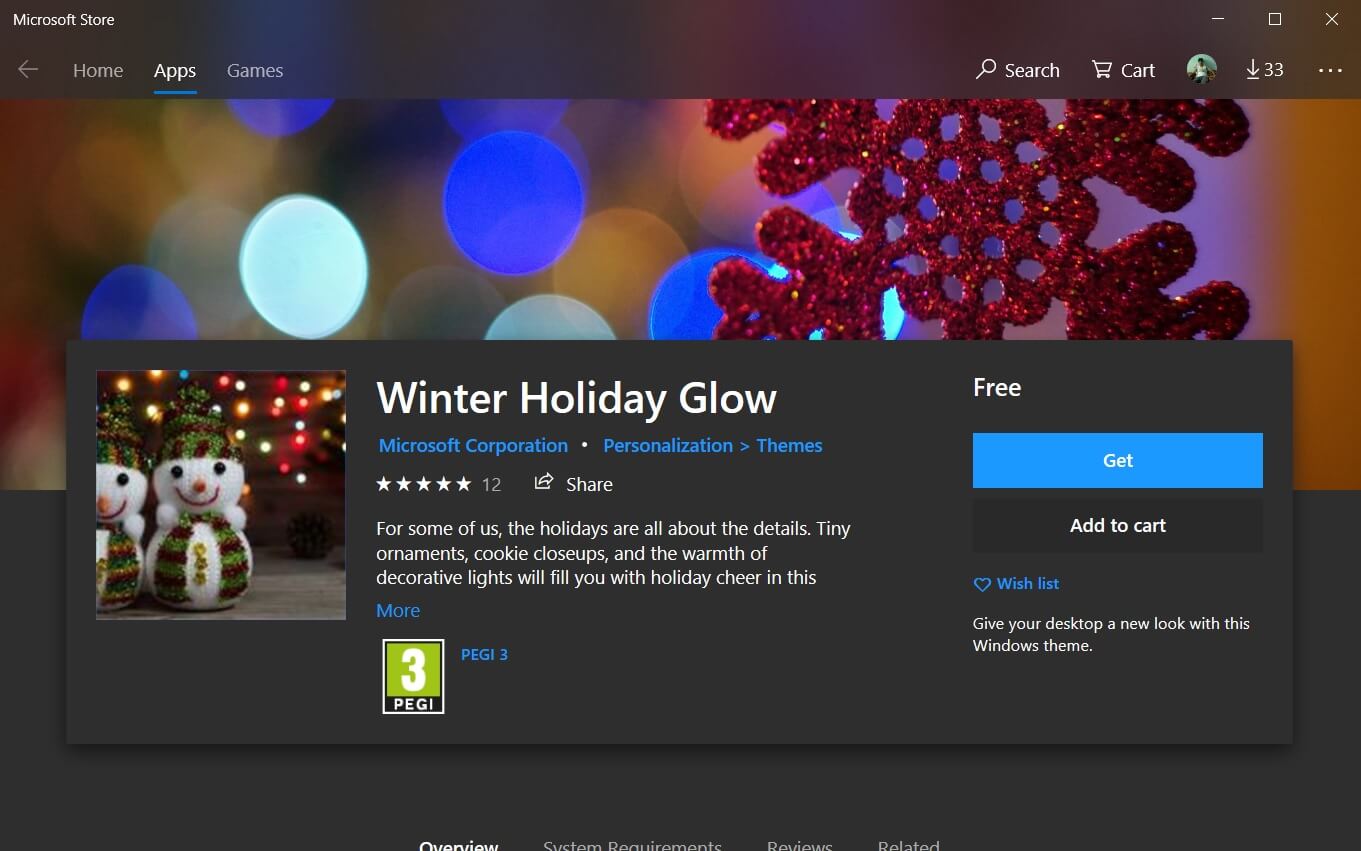 Microsoft Releases New Winter Holiday Glow Wallpaper For Windows