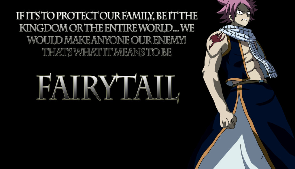 Fairytail Natsu Quote by Cr33pyN3ighb0r on