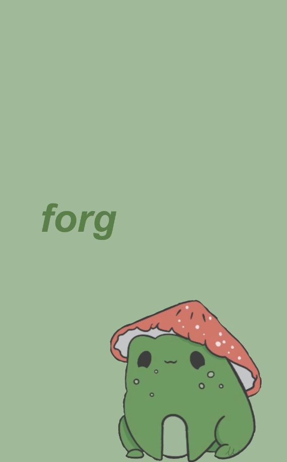 Forg Wallpaper Frog Drawing Cute
