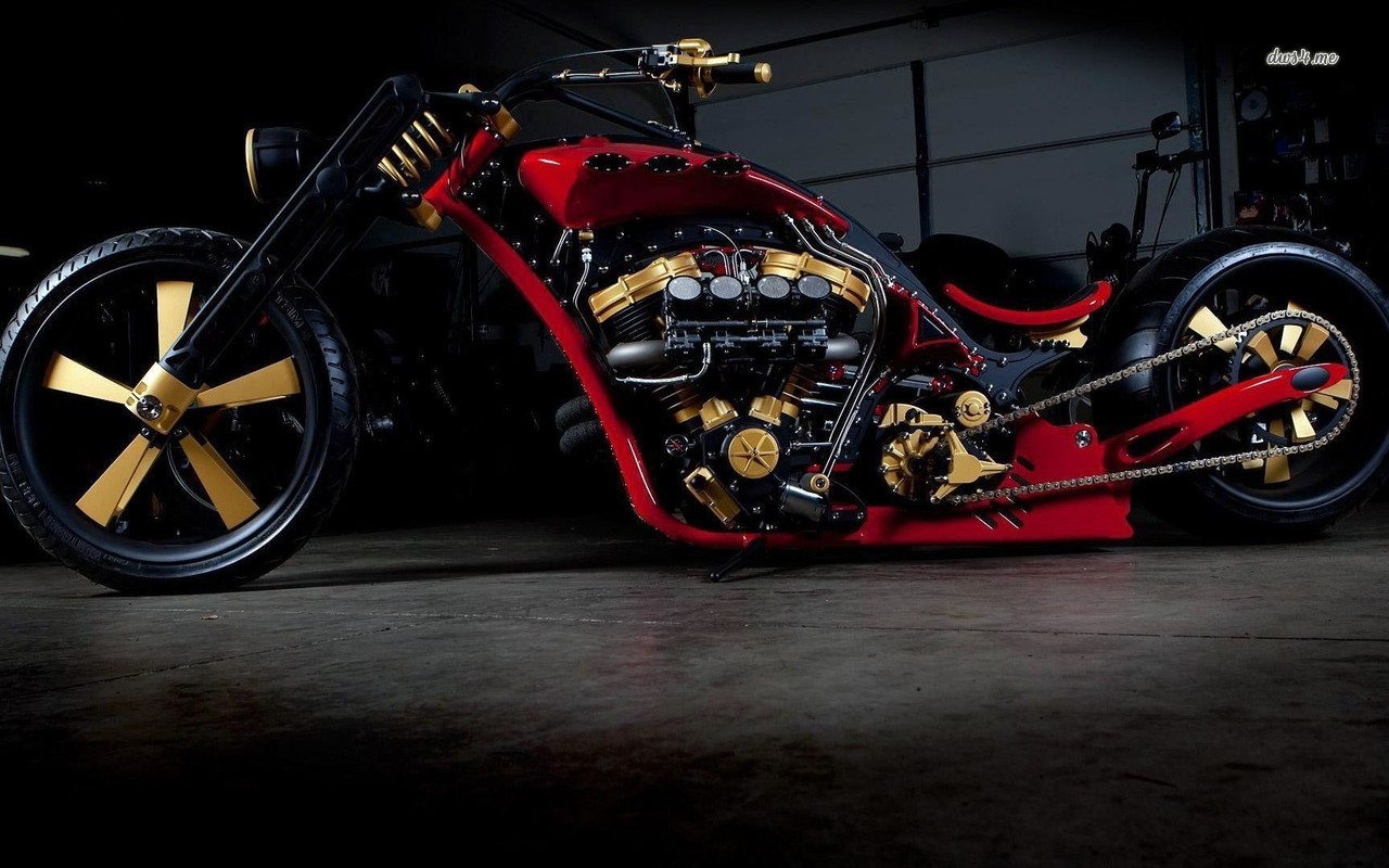 Custom Chopper Wallpaper Motorcycle