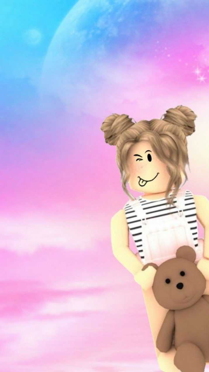 Download Have Some Fun With Cute Roblox Avatars Wallpaper