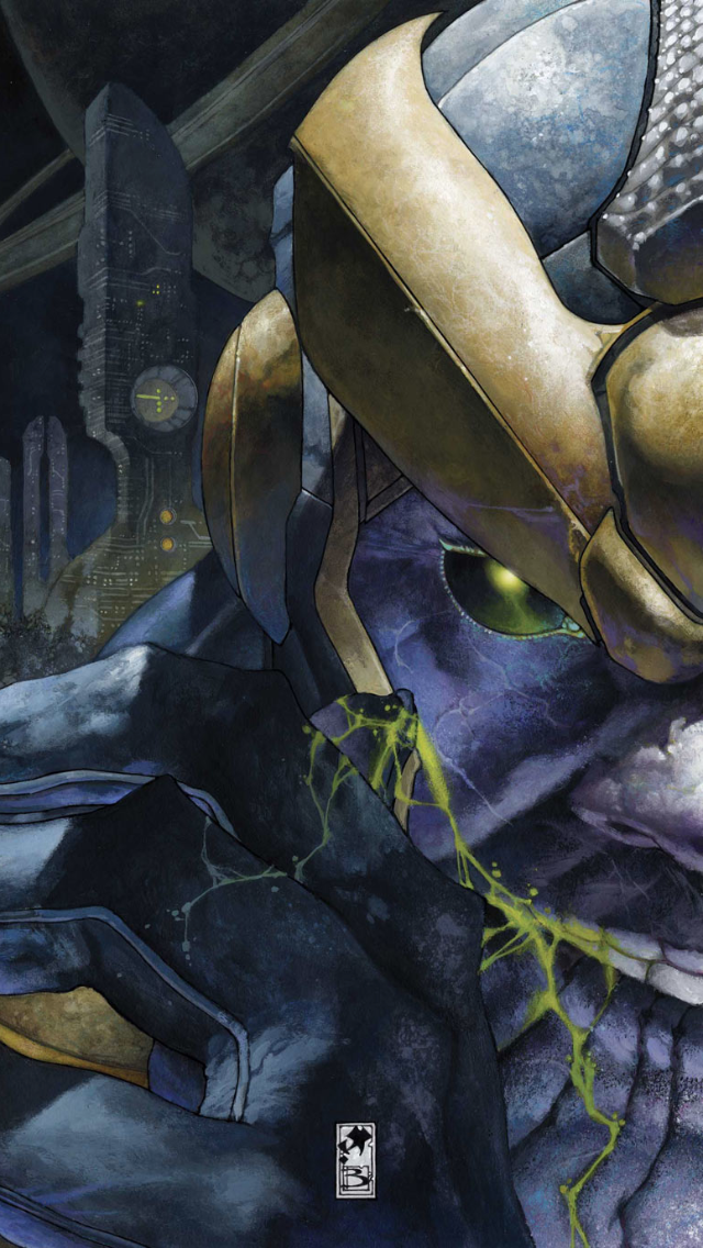 Thanos Rising iPhone Wallpaper