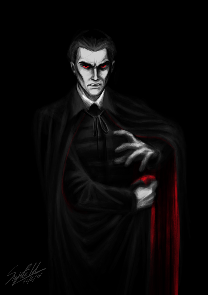 Sir Christopher Lee As Dracula By Sigisfeld