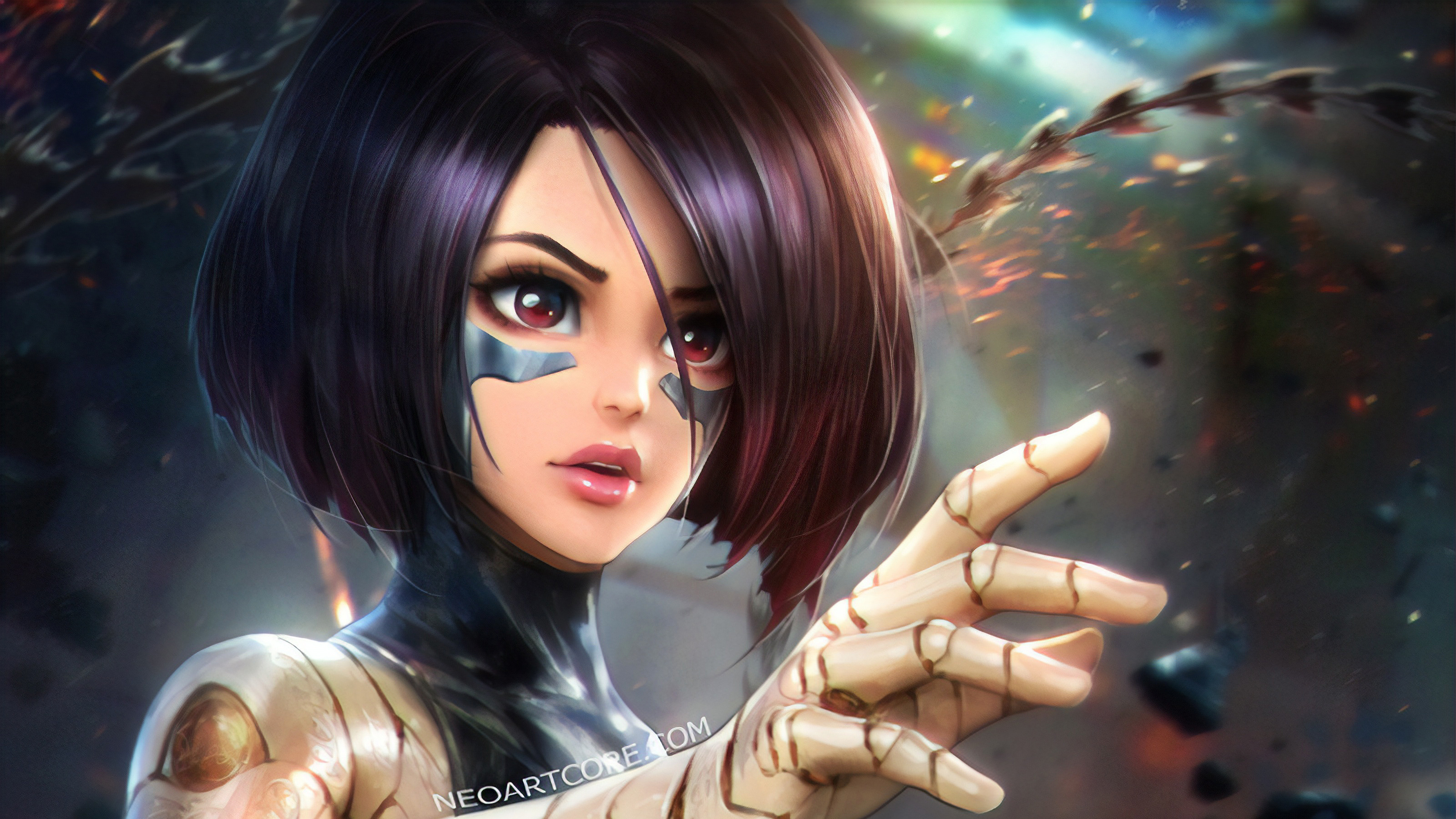 Alita Battle Angel Digitalart Wallpaper HD Superheroes 4k