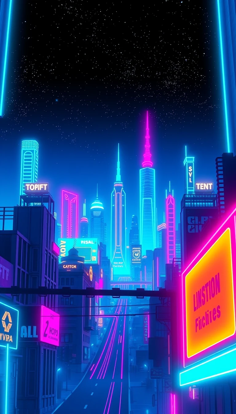 Neon 4k Phone Wallpaper