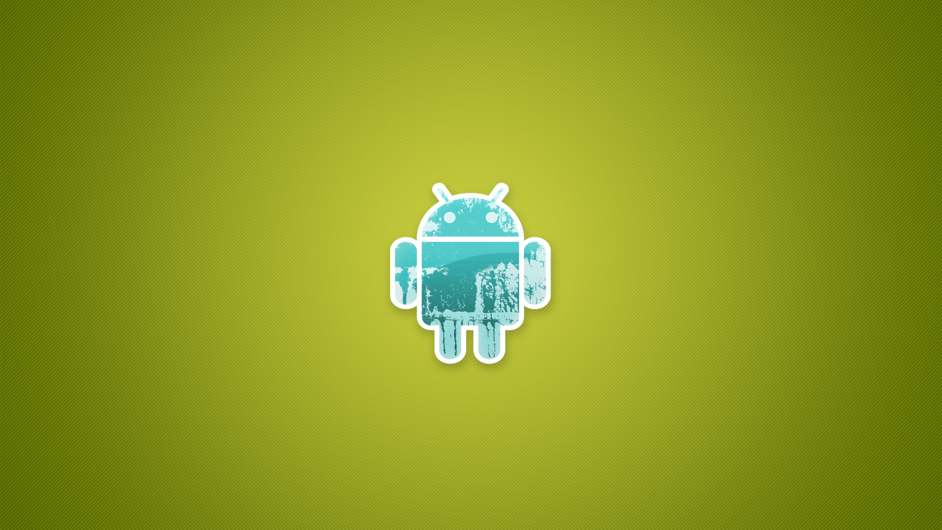 Blue Robot Android Wallpaper High