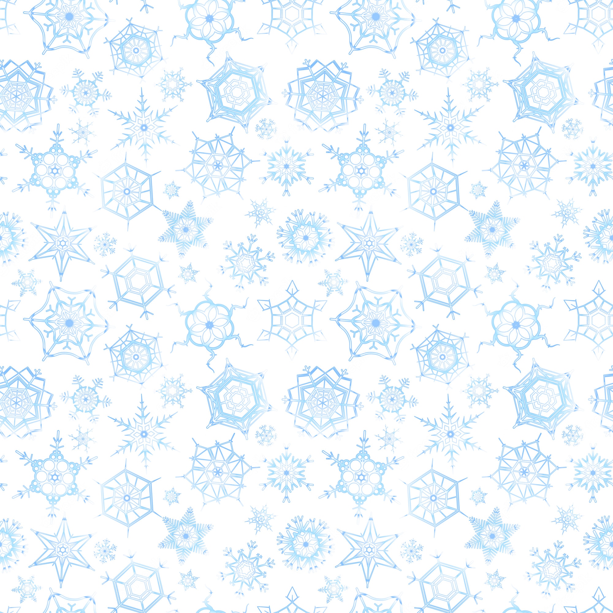 Premium Vector Frozen Snowflakes On White Background Winter