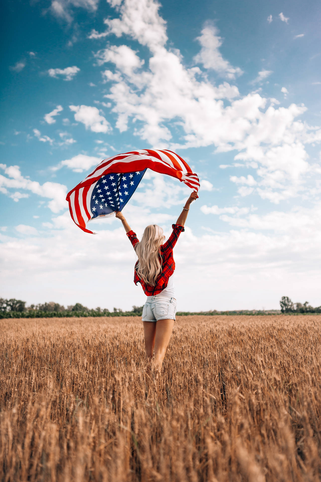 Usa Flag iPhone Wallpaper