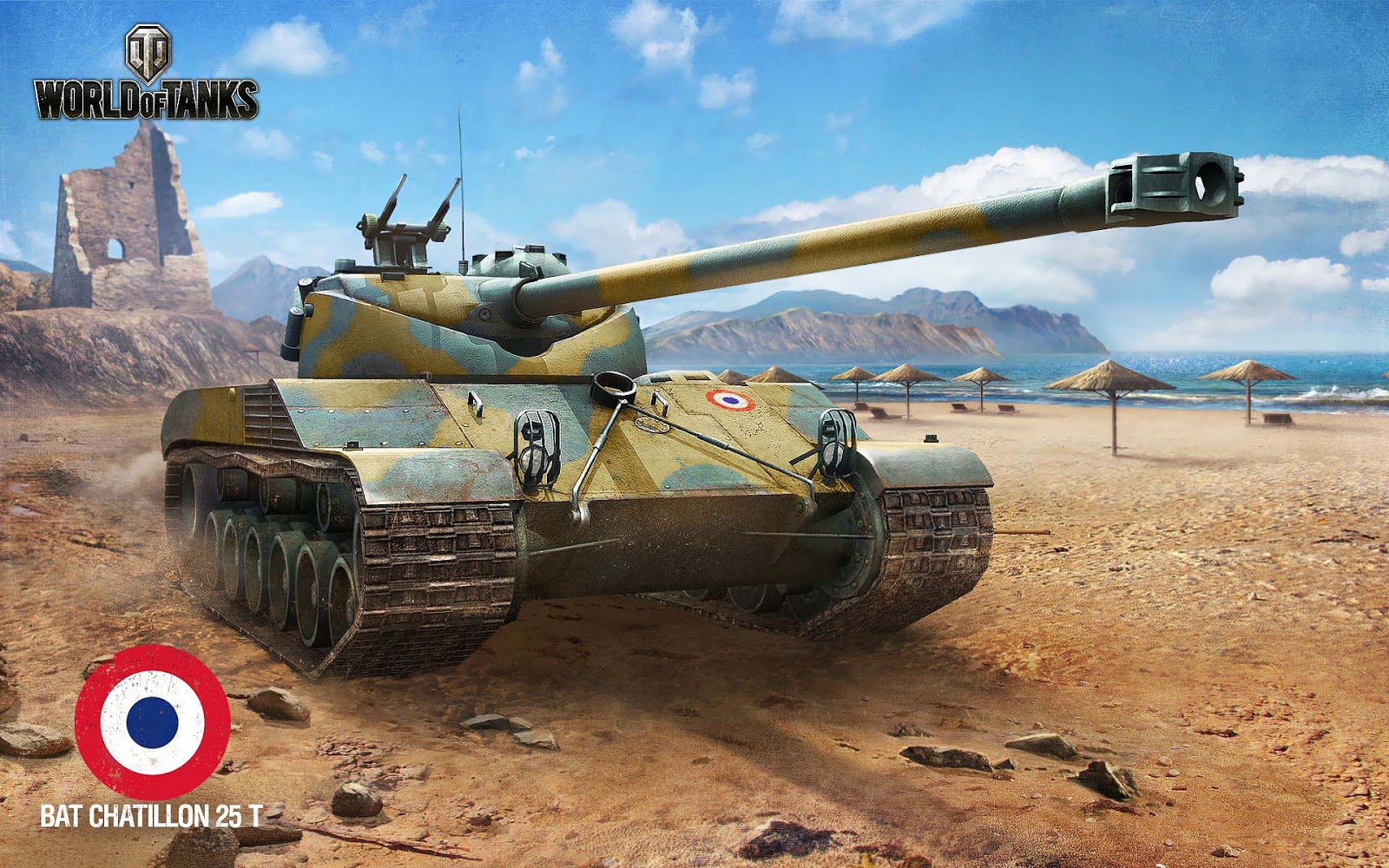 World Of Tanks Game Wallpaper Met Een Tank