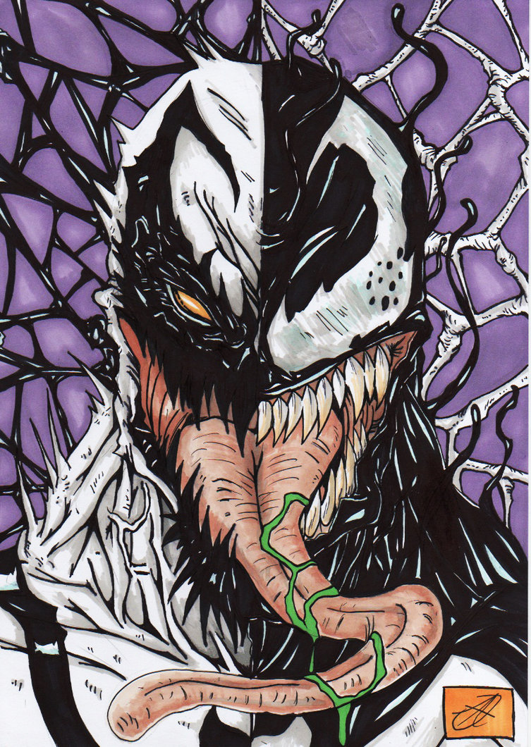 Anti Venom Vs Colour By Darkartistdomain