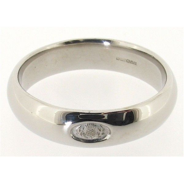 Wedding Rings Made In Scotland Scottish Thistle Ring Hand