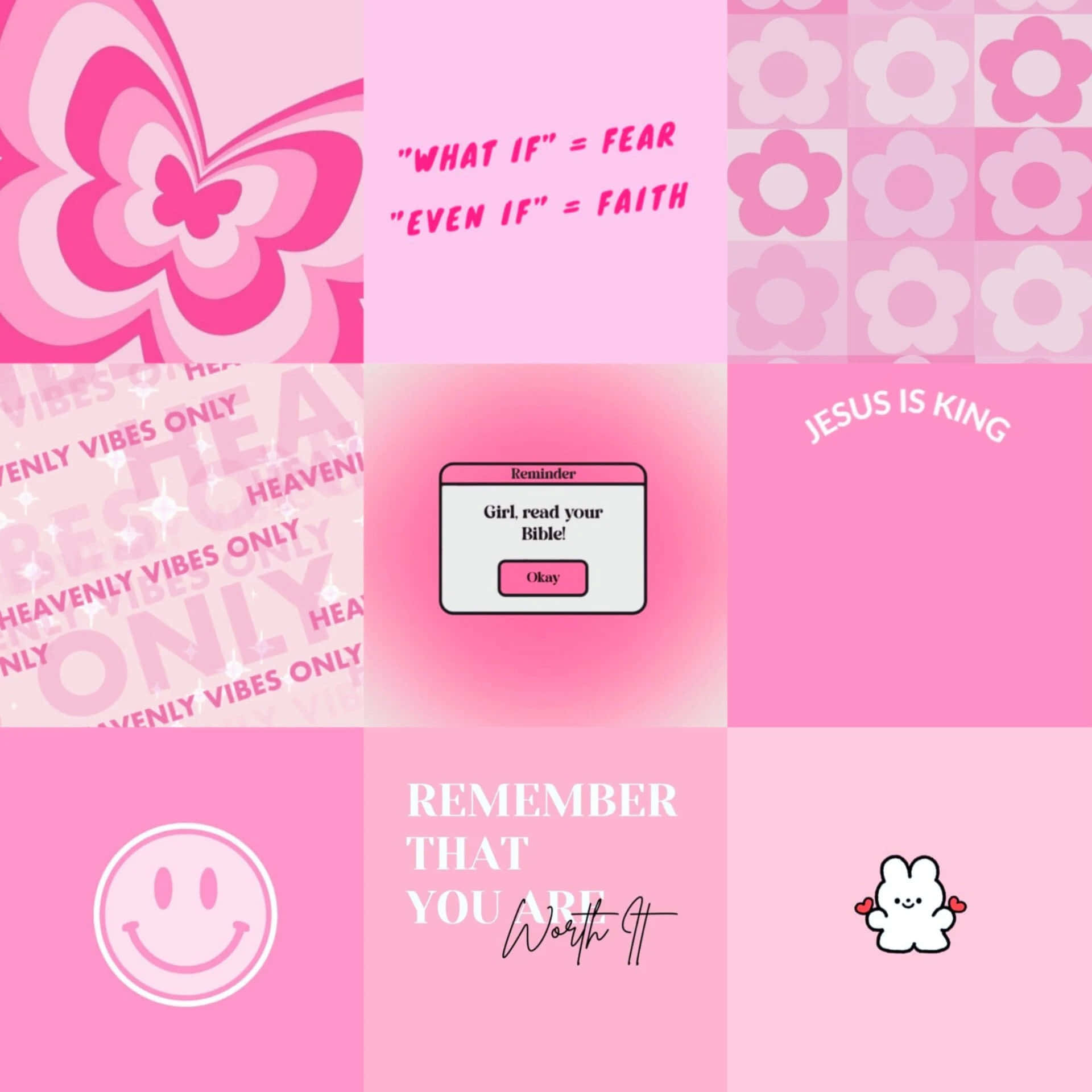 Pink Christian Wallpaper
