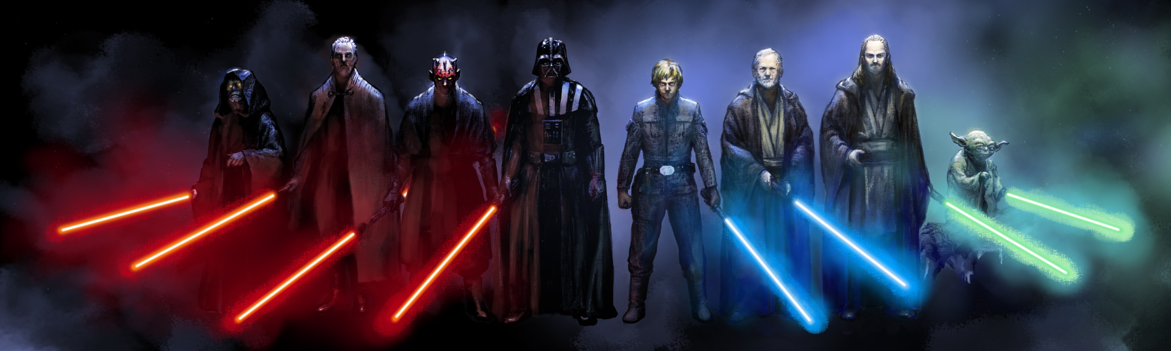 Star Wars Jedi Vs Sith Wallpapers The Art Mad Wallpapers