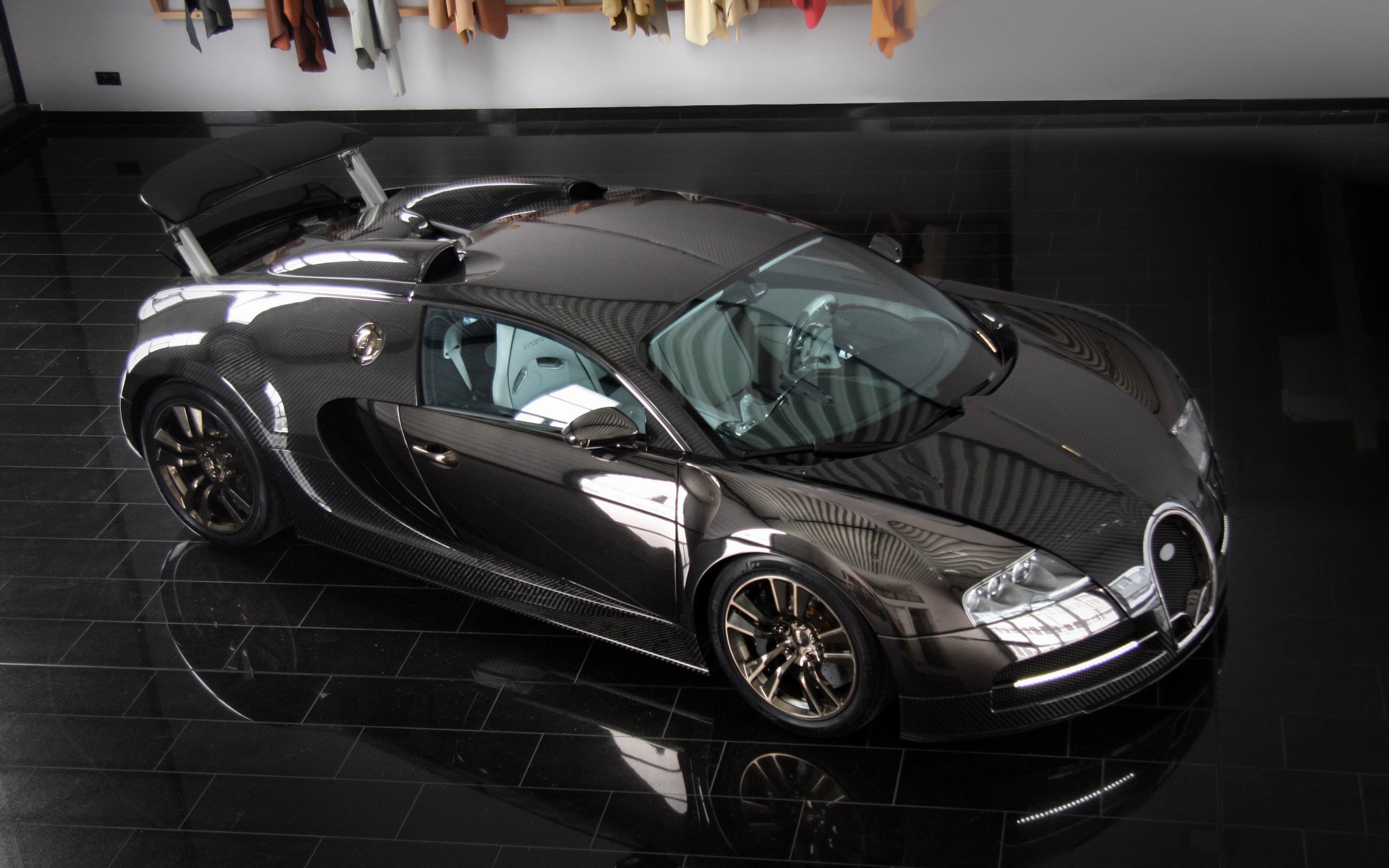 Bugatti Veyron Carbon HD Wallpaper