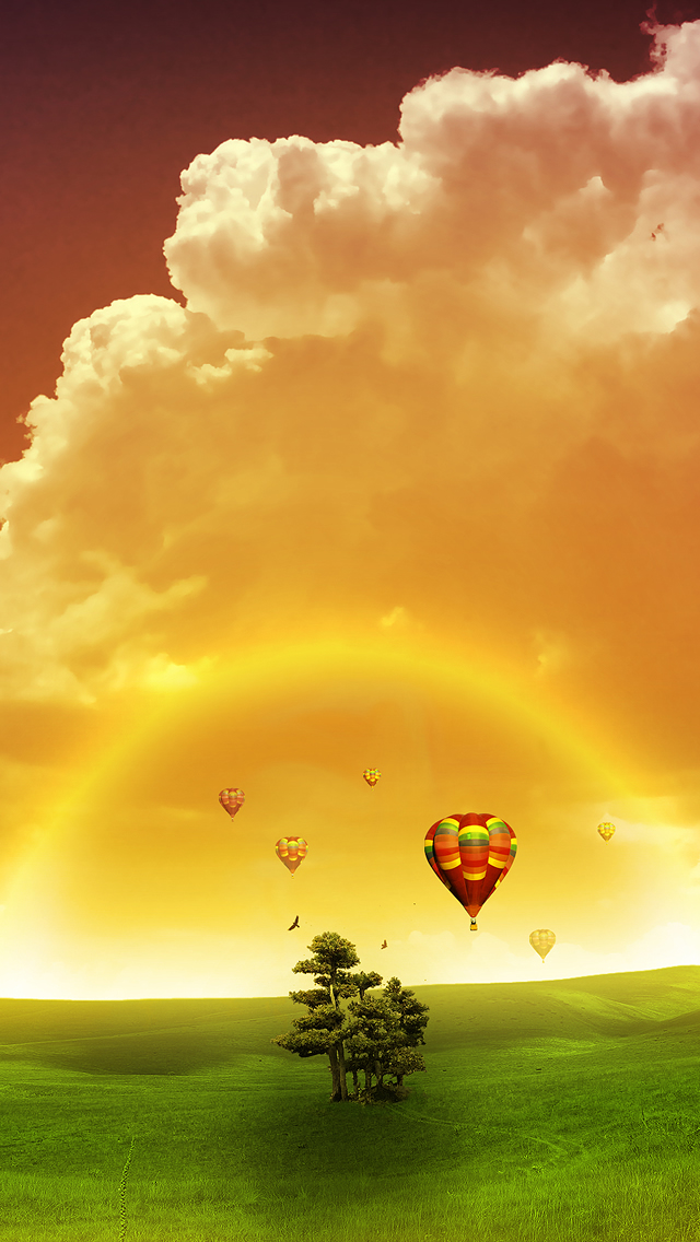 Hot Air Balloons iPhone 5s Wallpaper