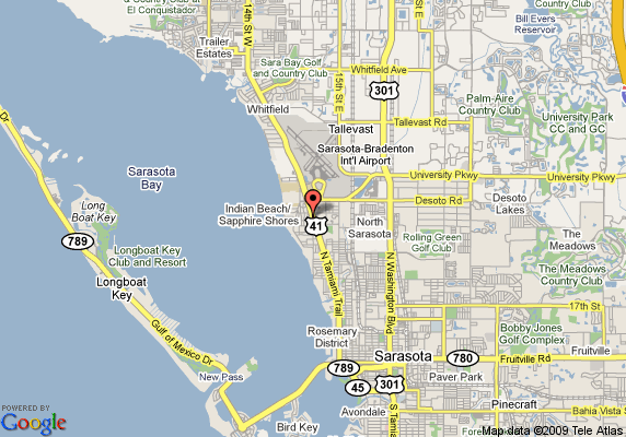 Map of Sarasota Days Inn Airport Sarasota