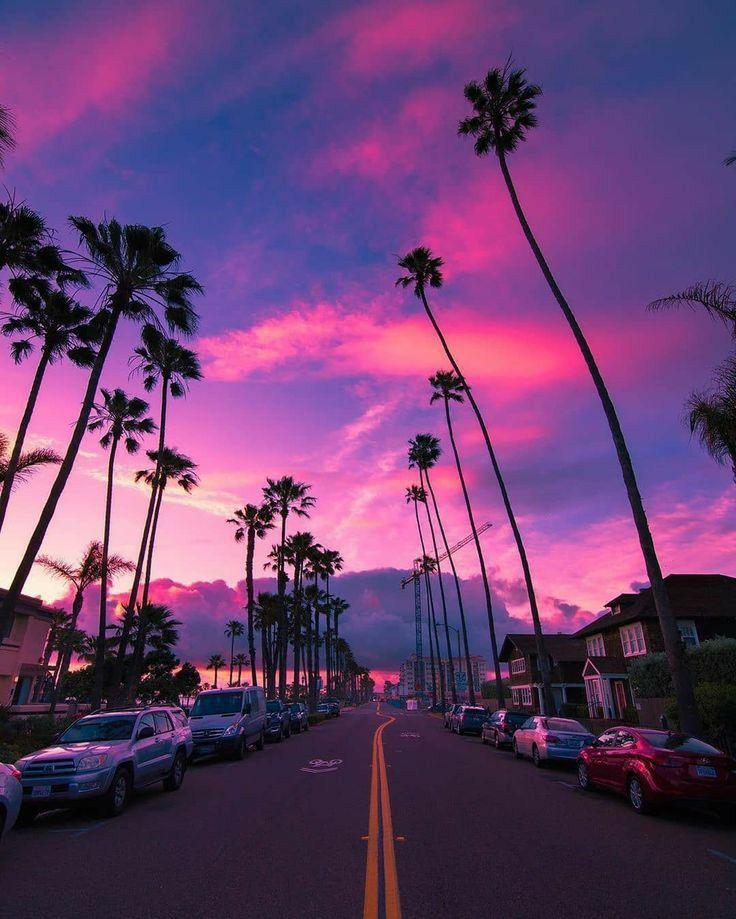 Top Romantic Destinations Miami Wallpaper Sky Aesthetic Pink