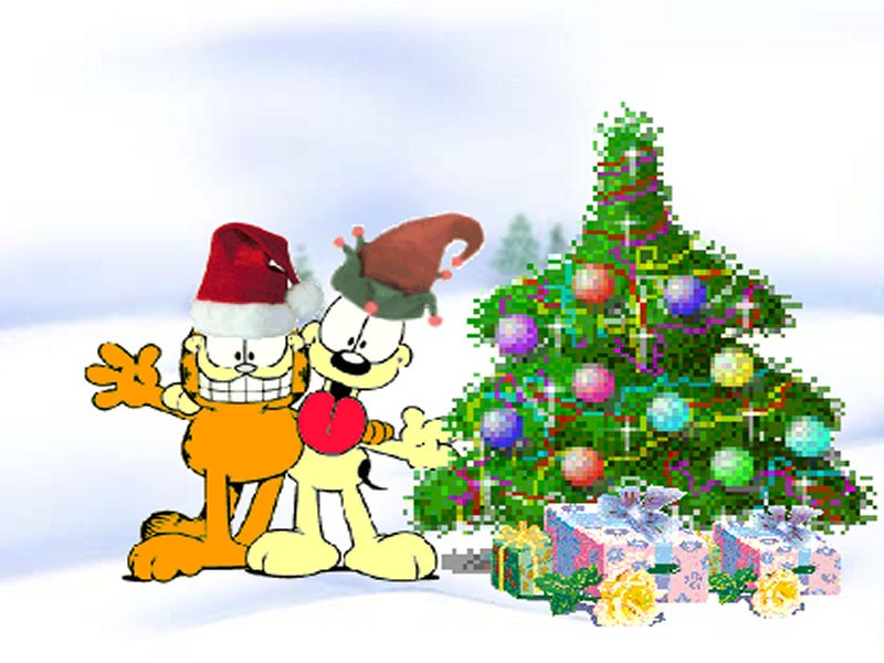 Garfield Christmas Pictures HD Wallpaper Lovely