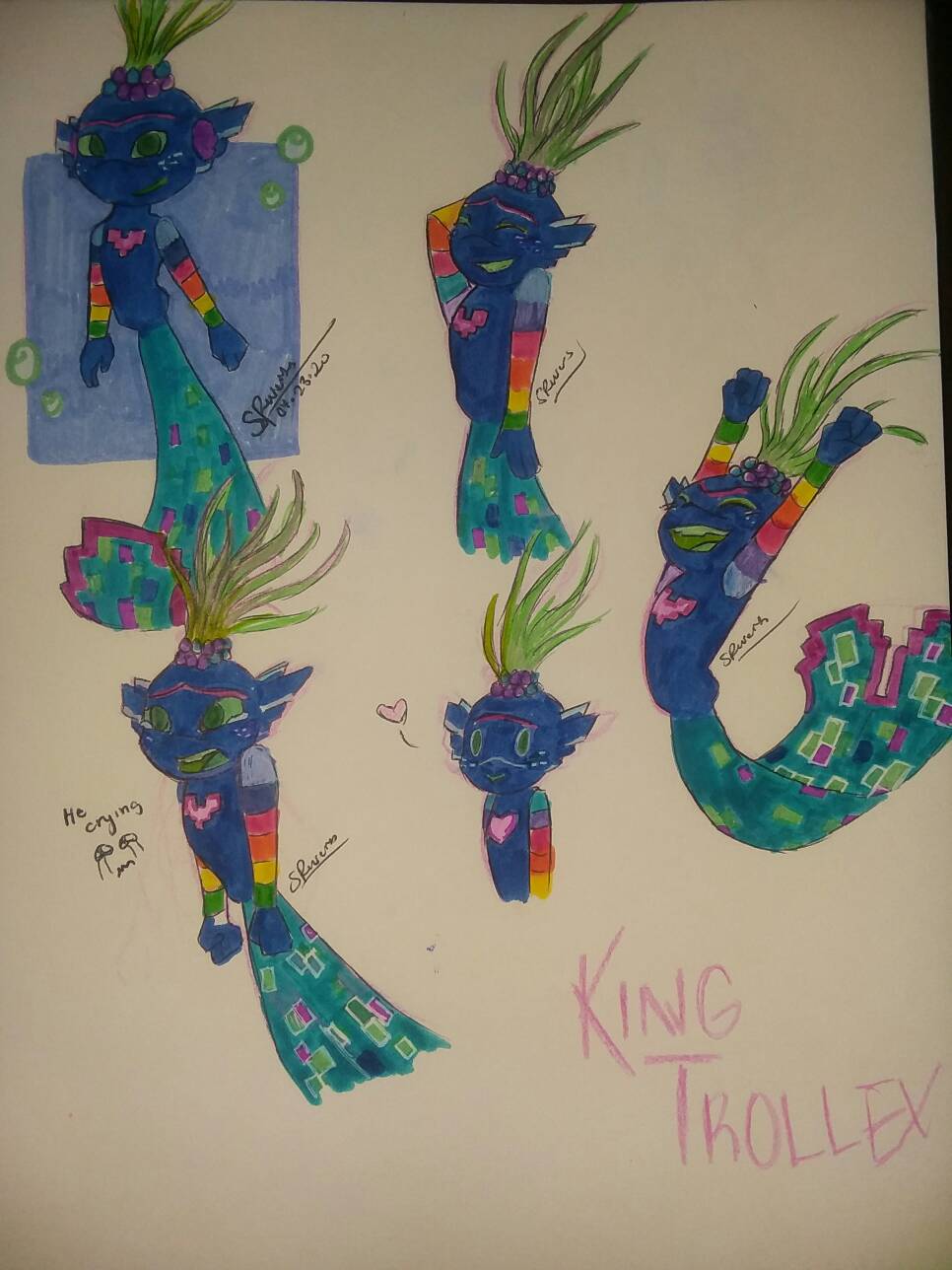 King Trollex Doodles By Raptorrivers