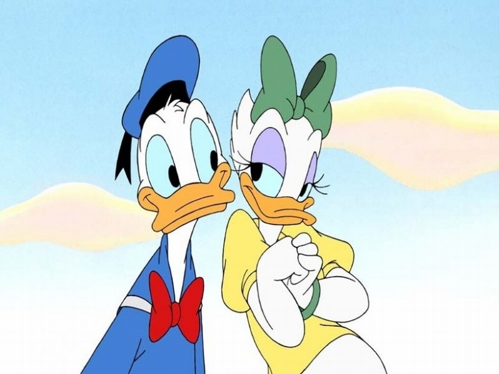 Donald Duck And Daisy Wallpaper