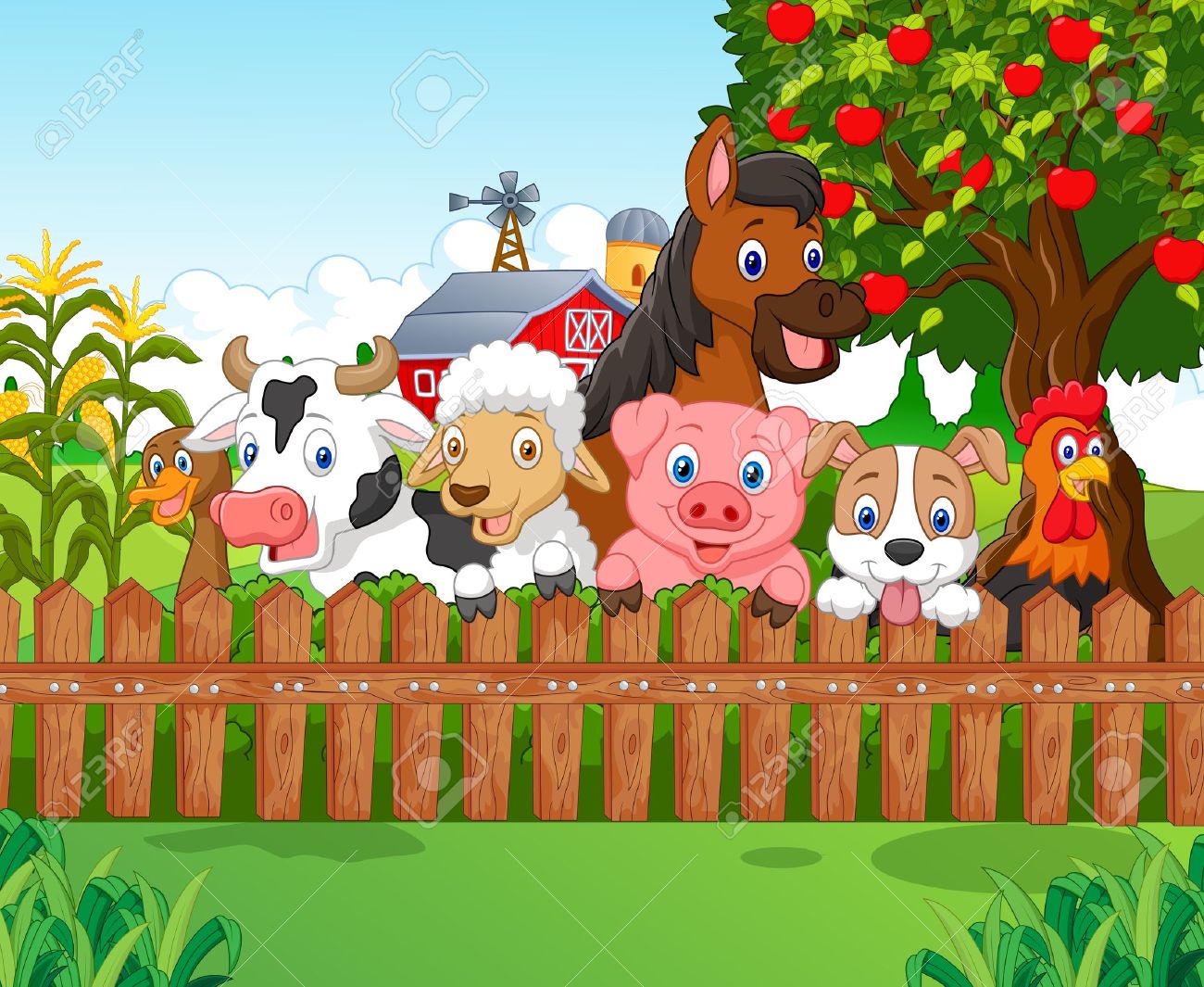 Collection Farm Animals Royalty Free SVG Cliparts Vectors And