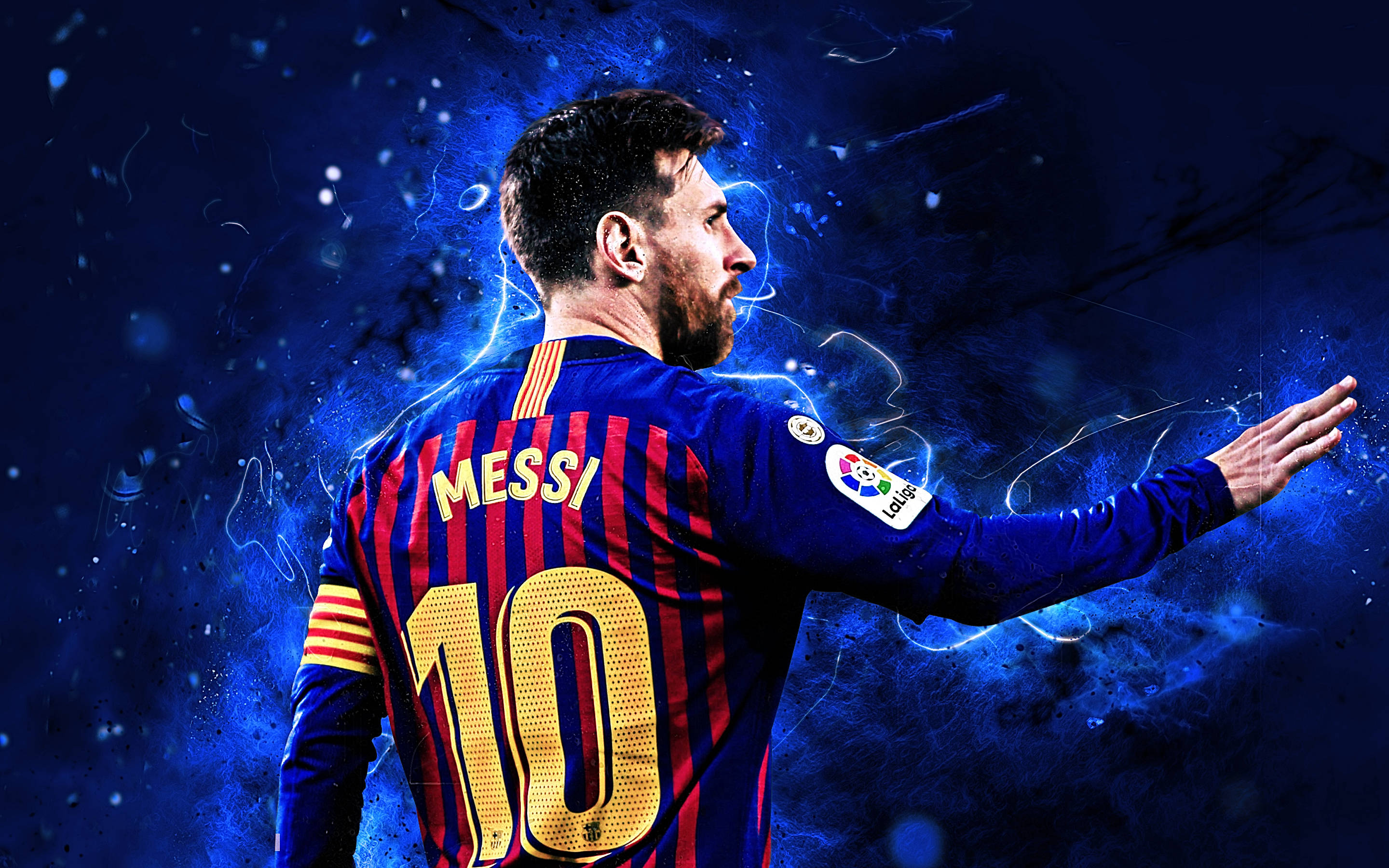 Lionel Messi Barcelona Jersey Wallpaper