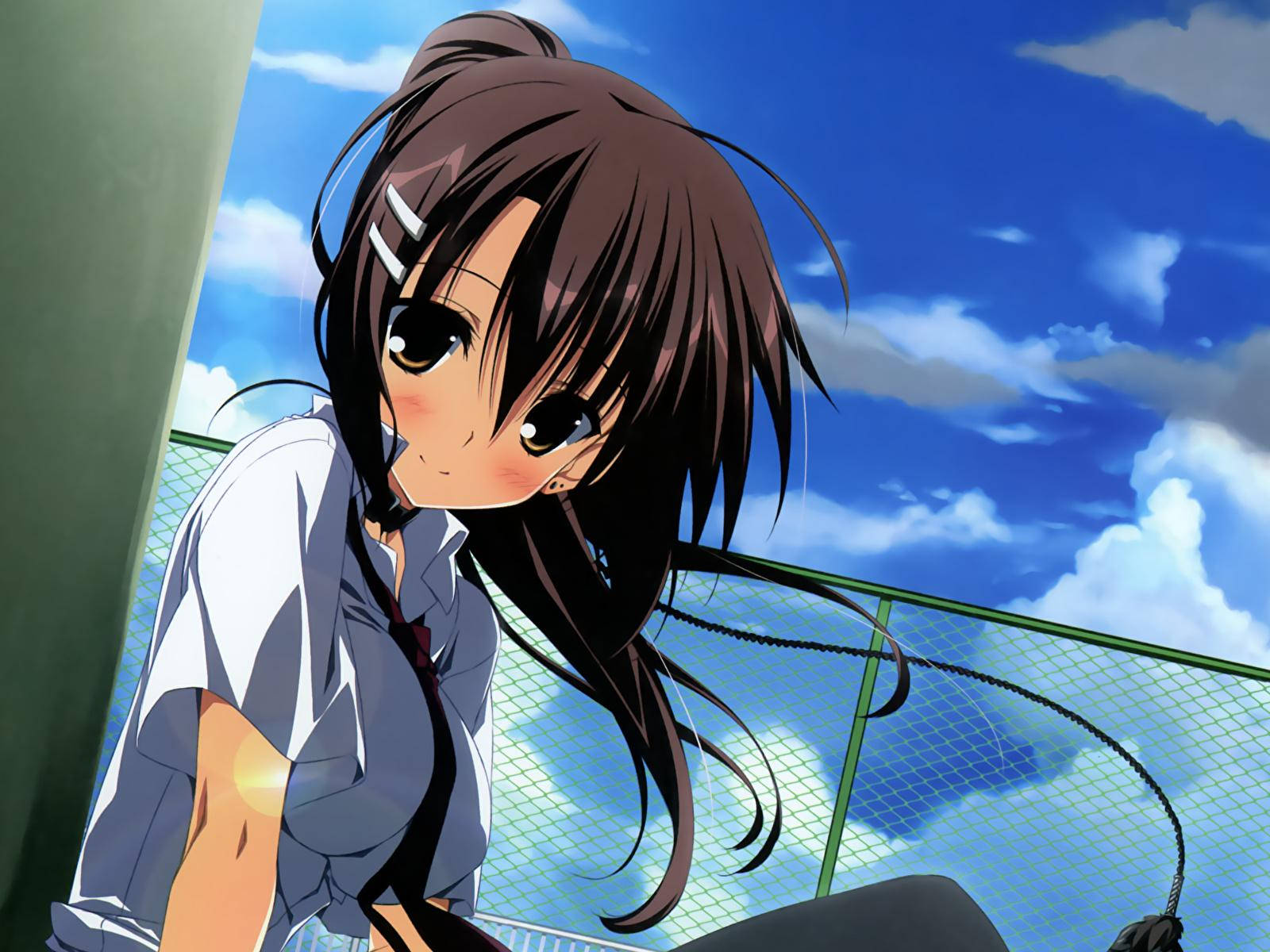 Anime School Scenery Wallpaper