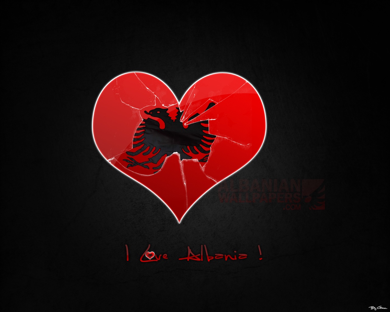 Love Albania Wallpaper