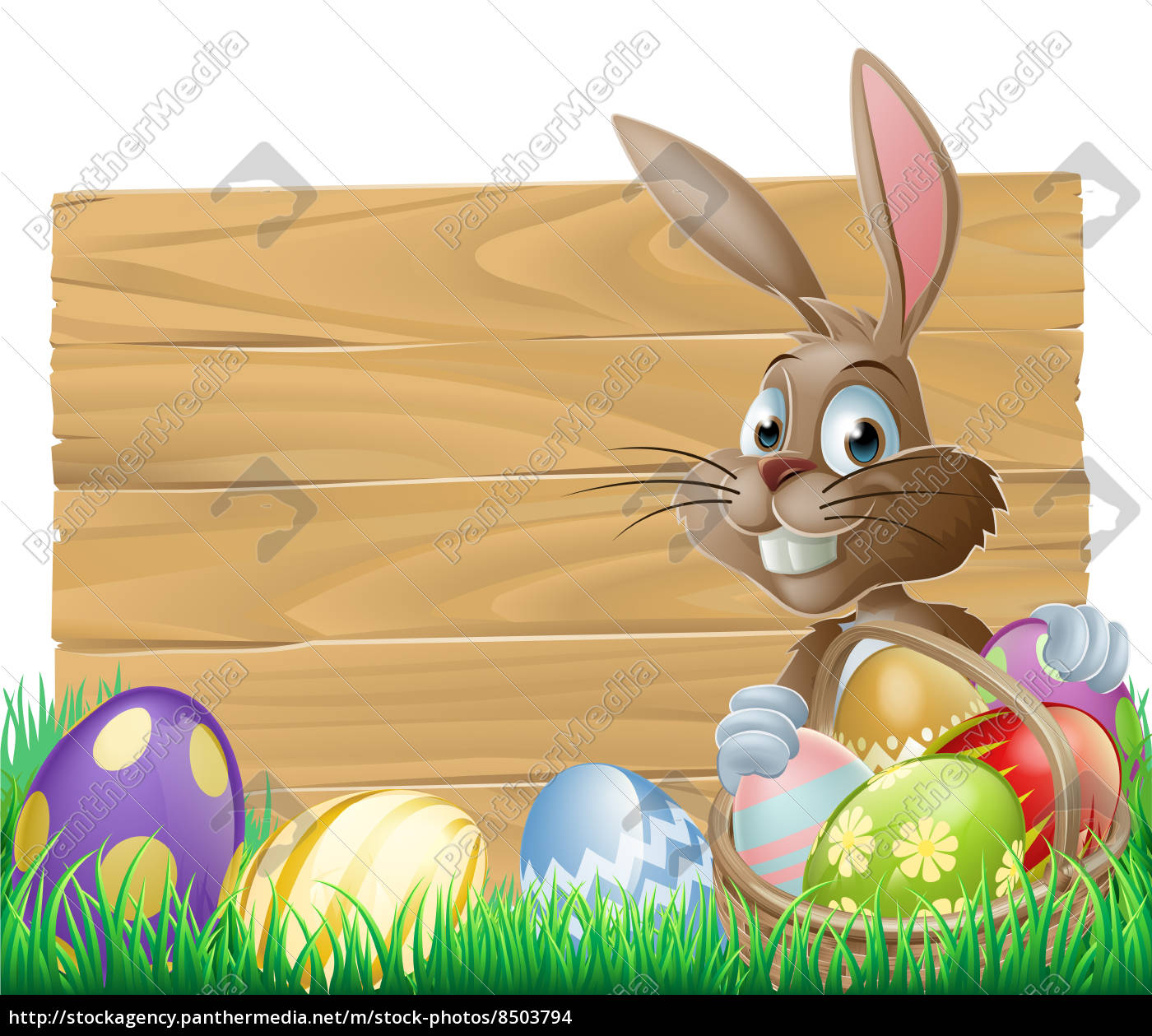 Easter Background Sign Royalty Image