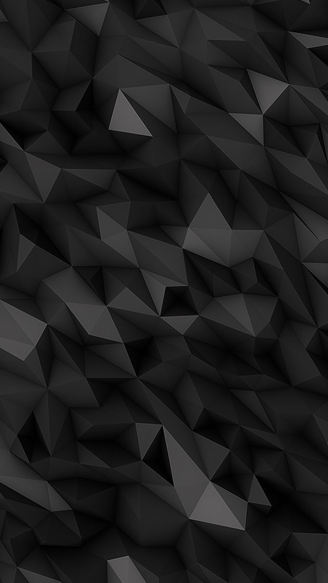 3d Dark Abstract Polygons iPhone Plus And Wallpaper