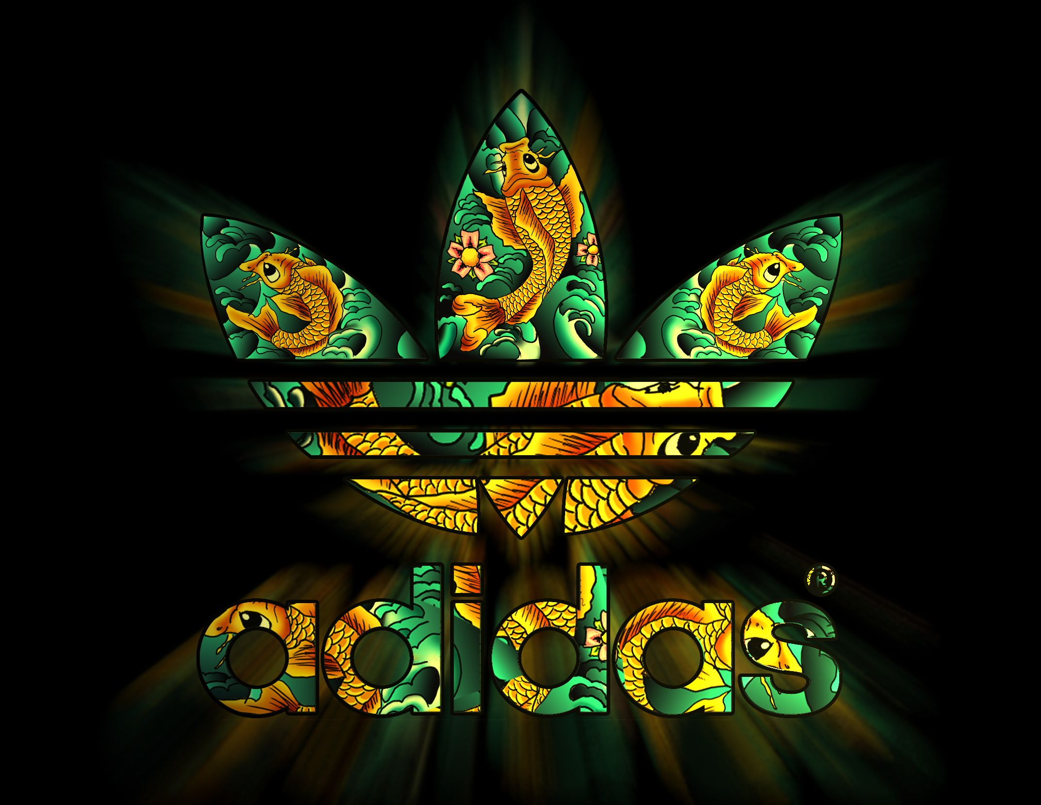 Adidas Logo HD Wallpaper For Desktop And Font
