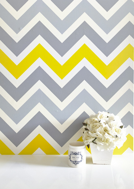 Chevron Chasing Paper Removable Wallpaper From