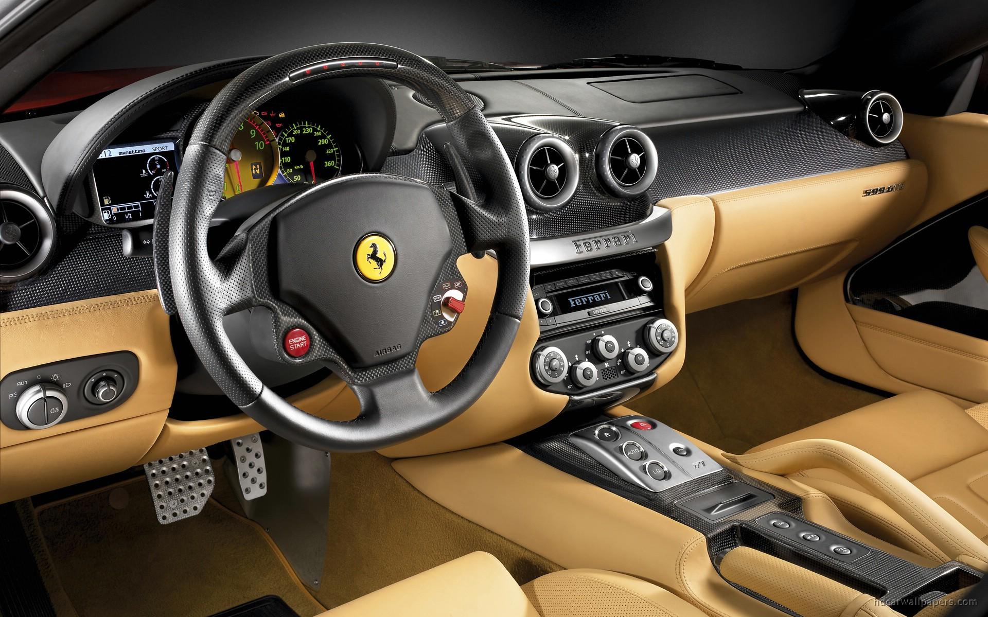 Ferrari Gtb Interior Wallpaper HD Car
