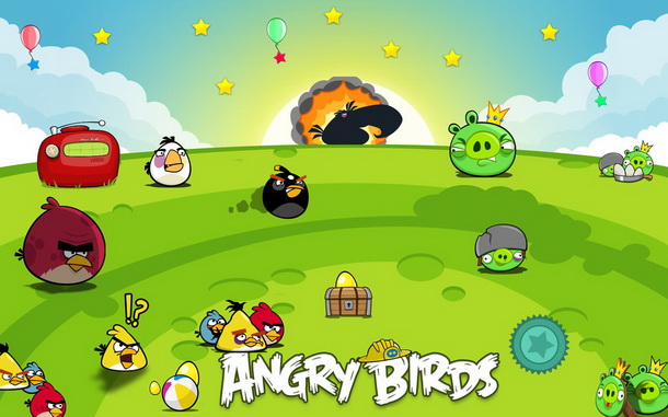 20 Angry Birds Desktop Wallpapers 610x381