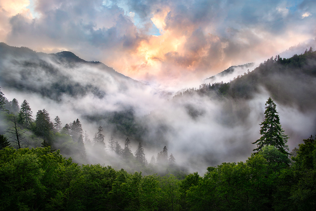 After The Storm Smoky Mountains National Park Title