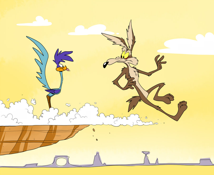 Wile E Coyote And Road Runner By Fabulousespg
