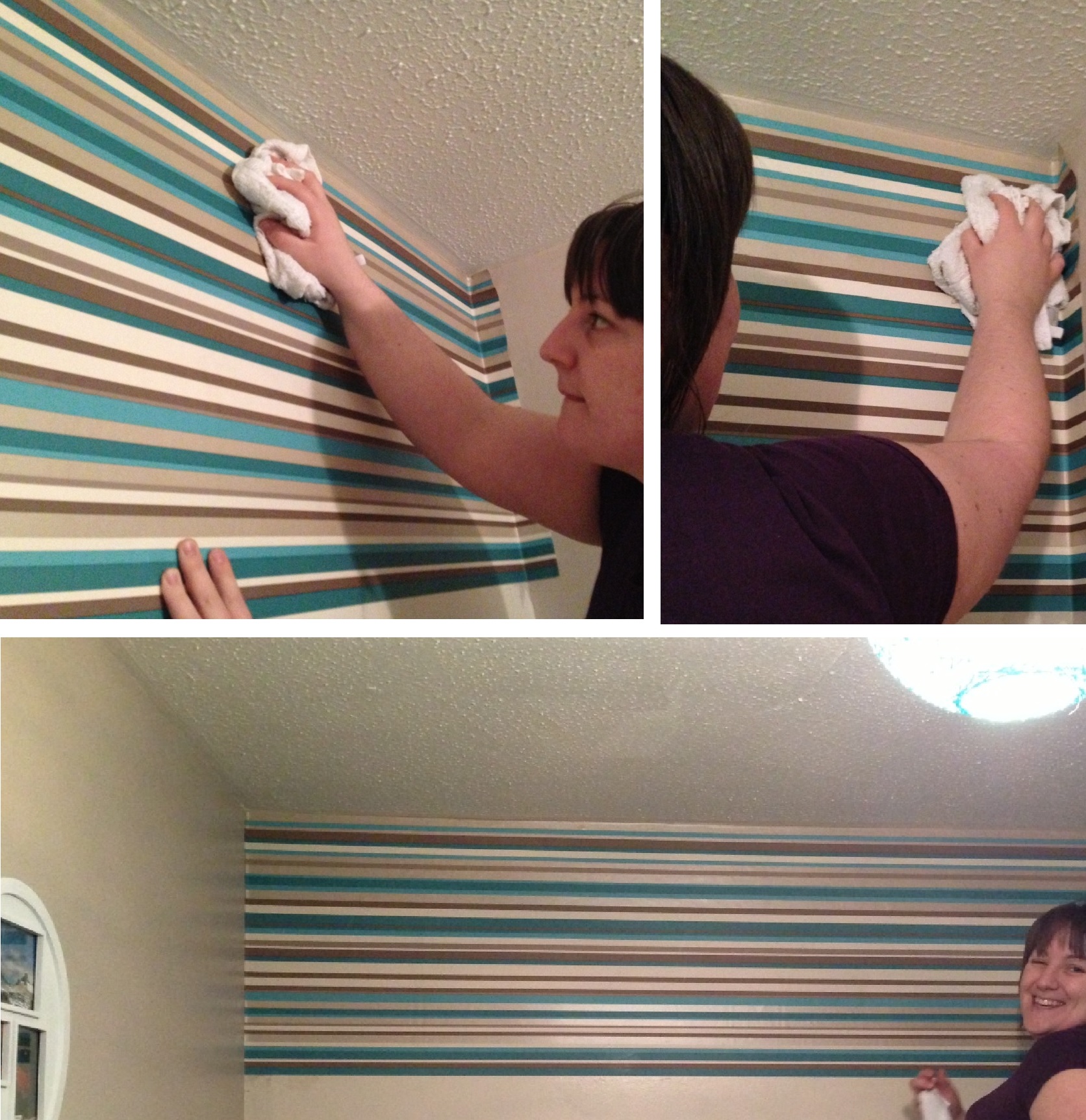 How to: apply wallpaper lining using wall size adhesive