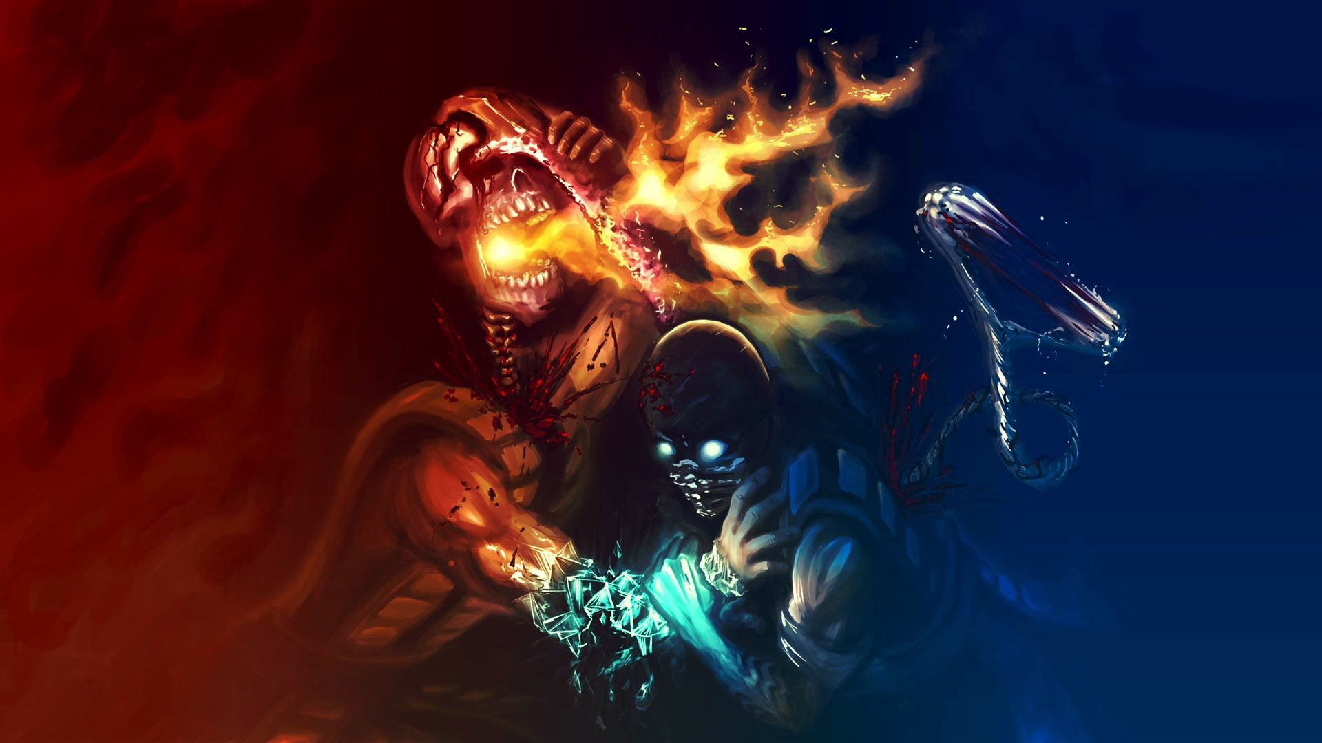 Scorpion Mortal Kombat Desktop Background