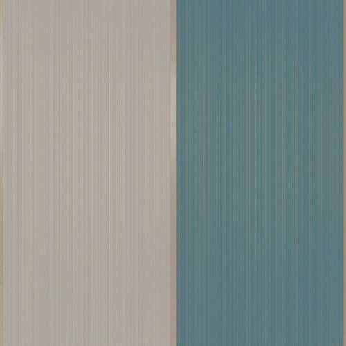 Metric Stripe Wallpaper In Teal Grey Full Roll From
