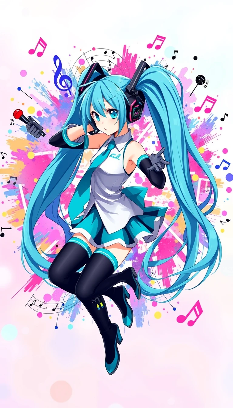 Hatsune Miku Phone Wallpaper