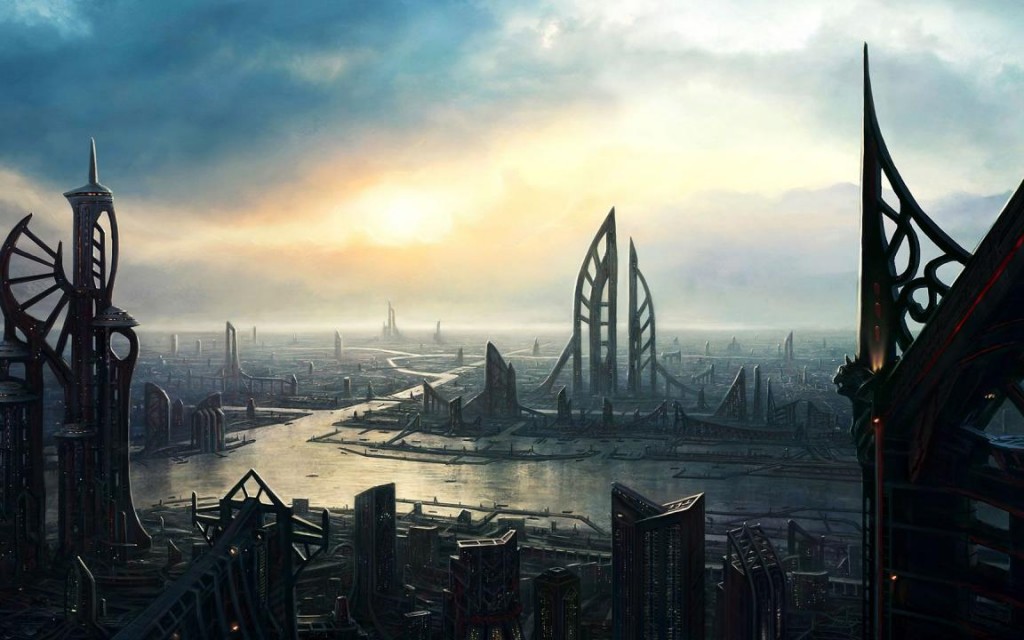 Beautiful Sci Fi City Wallpaper55 Best Wallpaper For Pcs