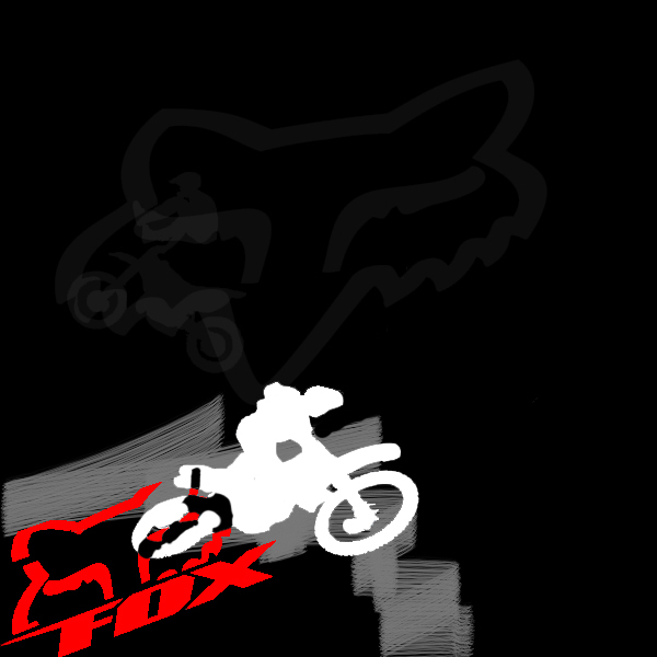 Fox Racing Background Item Vector Magz