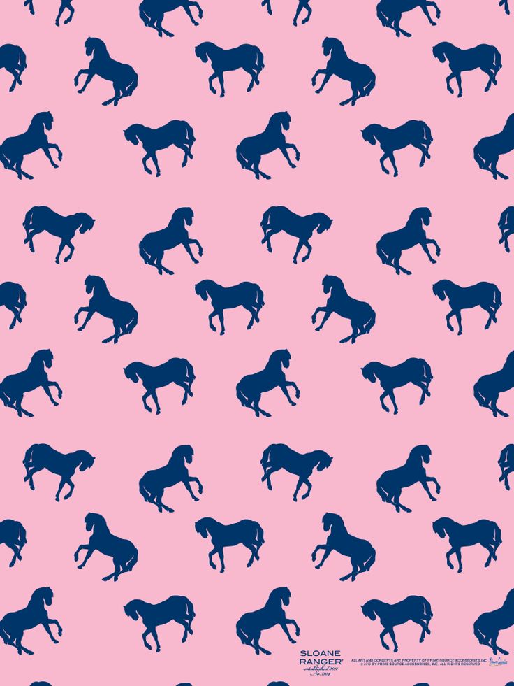 Horse Pink iPhone Wallpaper Wall Papers