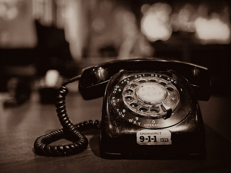 Old Telephone Wallpaper