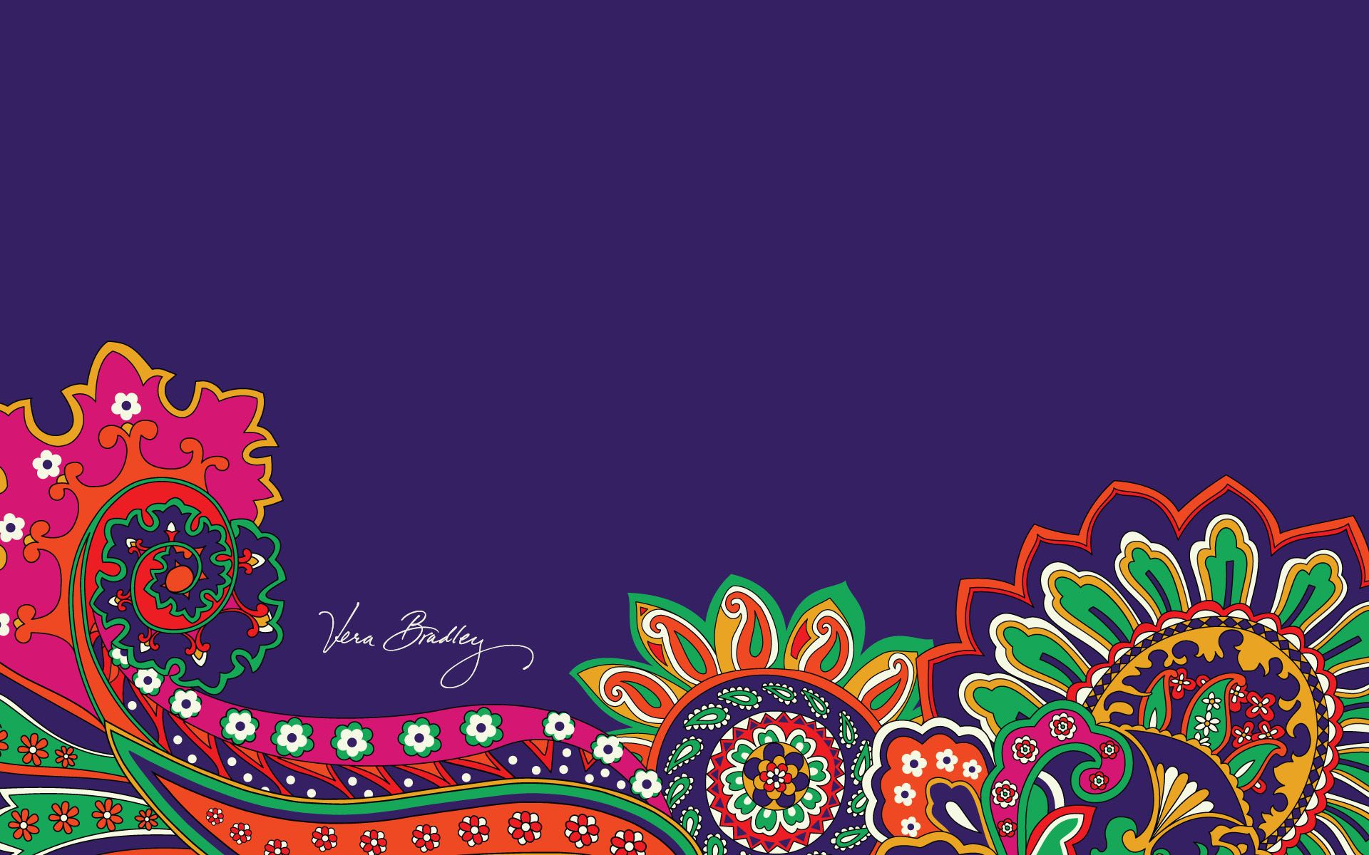 Vera Bradley Paisley Desktop Background