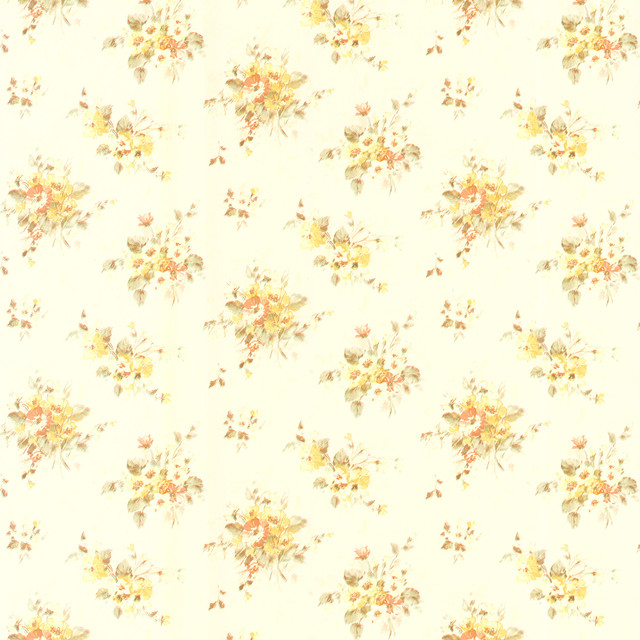 Elaine Yellow Floral Bouquet Wallpaper Bolt By Brewster