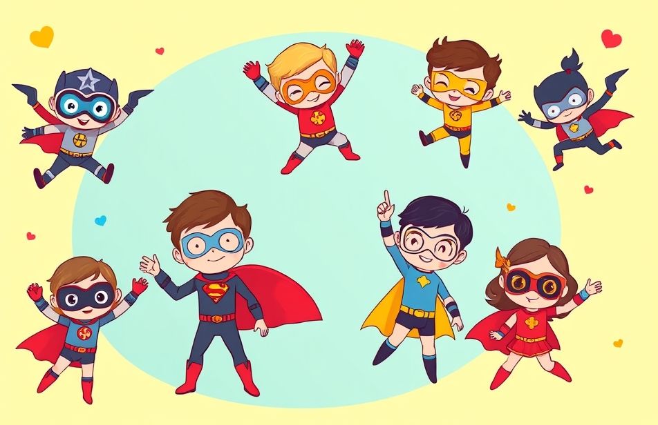 Cute Superhero Wallpaper