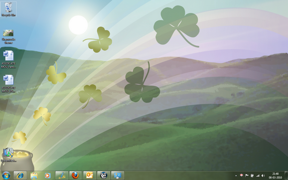 Shamrocks Windows Theme For St Patrick S Day