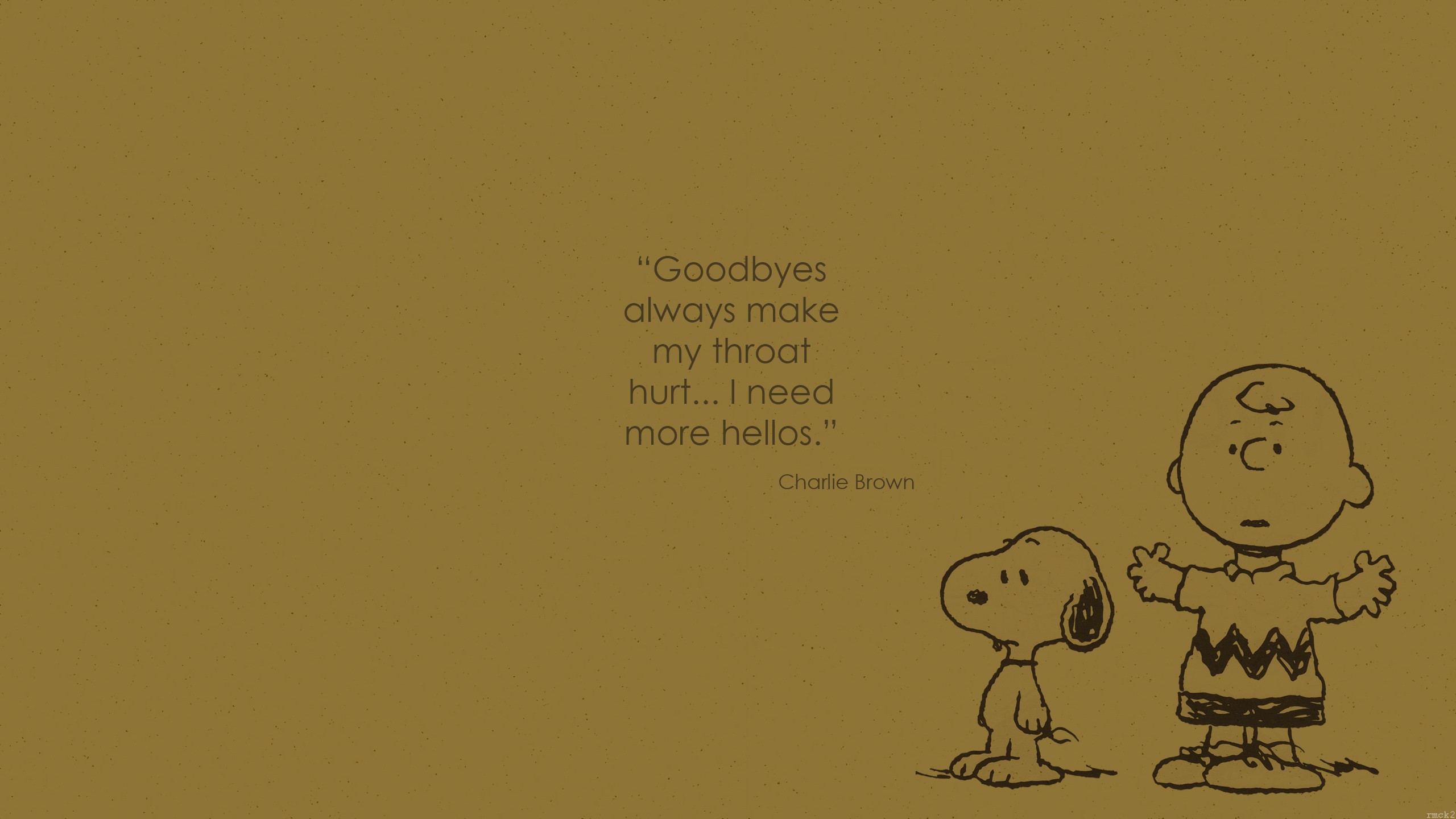 Snoopy Charlie Brown Quote Wallpaper HD Desktop And